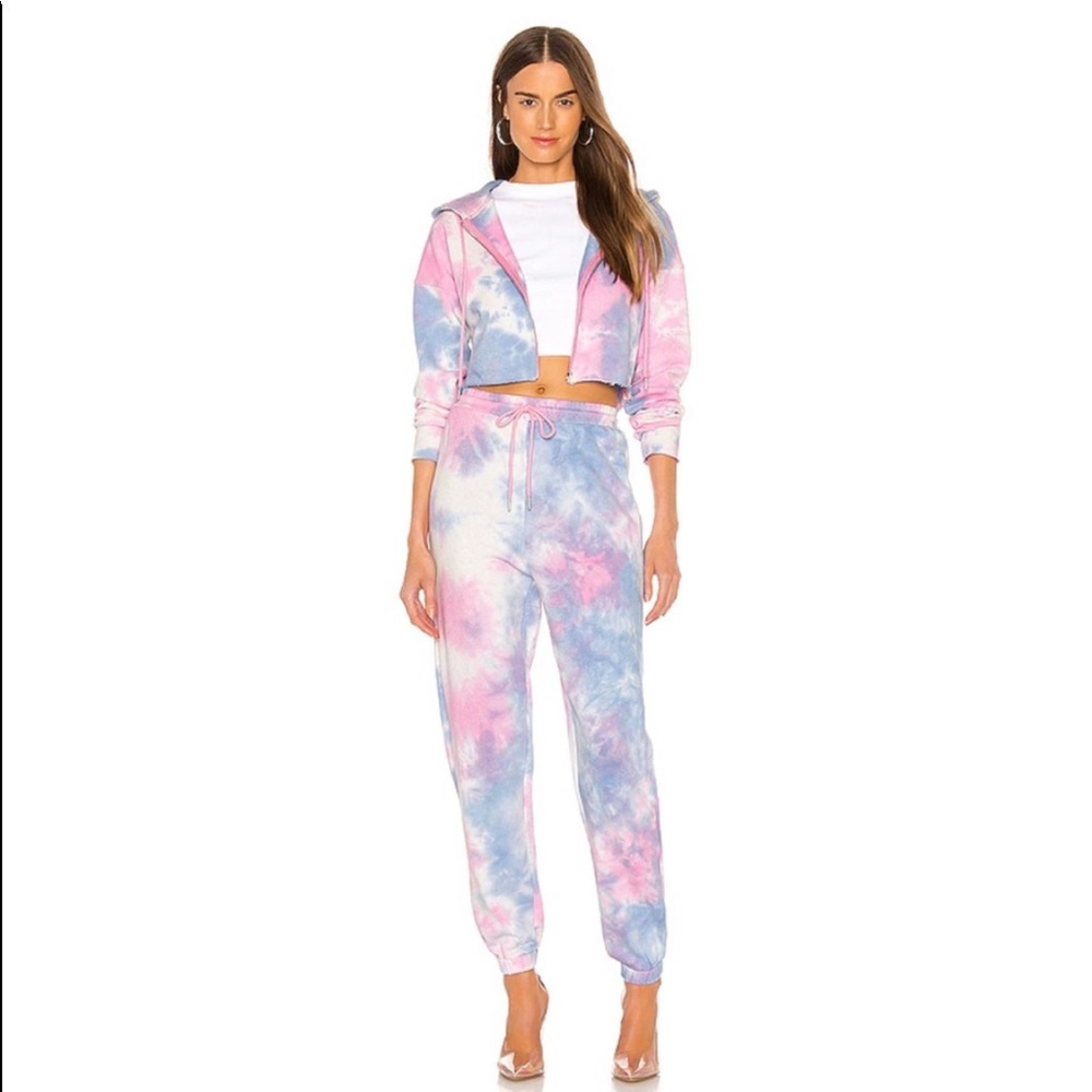 Superdown Tie Dye Sweatshirt set - Paris
